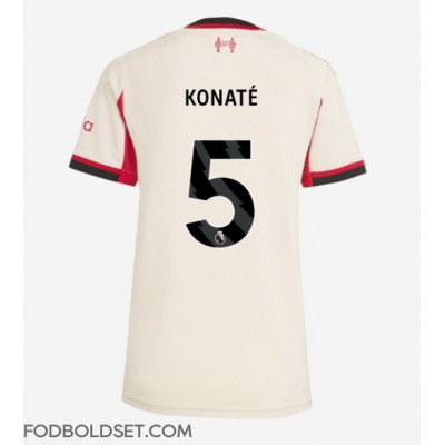 Liverpool Ibrahima Konate #5 Udebanetrøje Dame 2025-26 Kortærmet Liverpool Ibrahima Konate #5 Udebanetrøje Dame 2025-26 Kortærmet